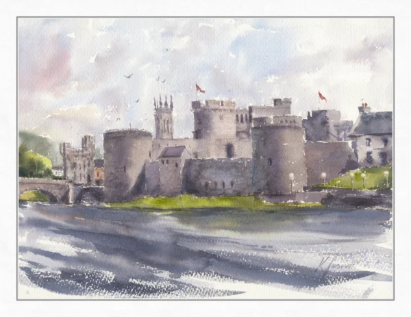 King John's Castle Fine Art Print. Giclée print. Limited Edition.